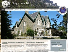 Tablet Screenshot of greystonesbandb.com